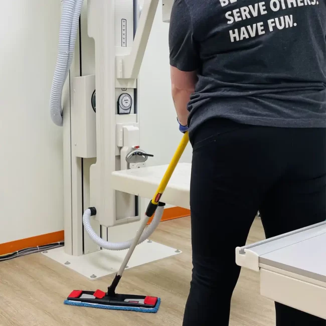 premier cleaning janitorial medical facility cleaning mopping floor