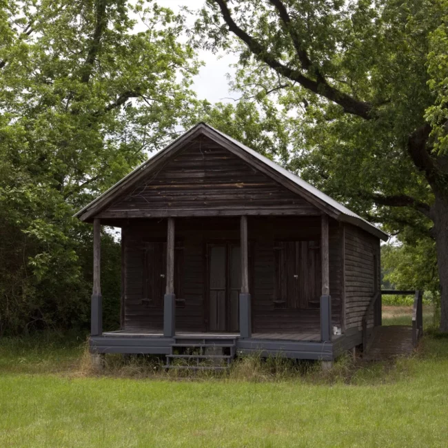 Historic wooden building in Little River, Baldwin County, Alabama