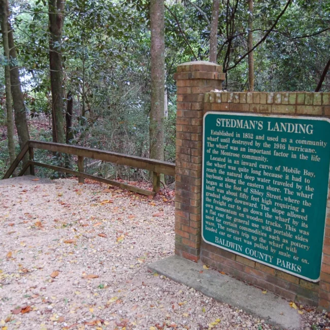 Boardwalk at Steadman's Landing in Baldwin County, Alabama
