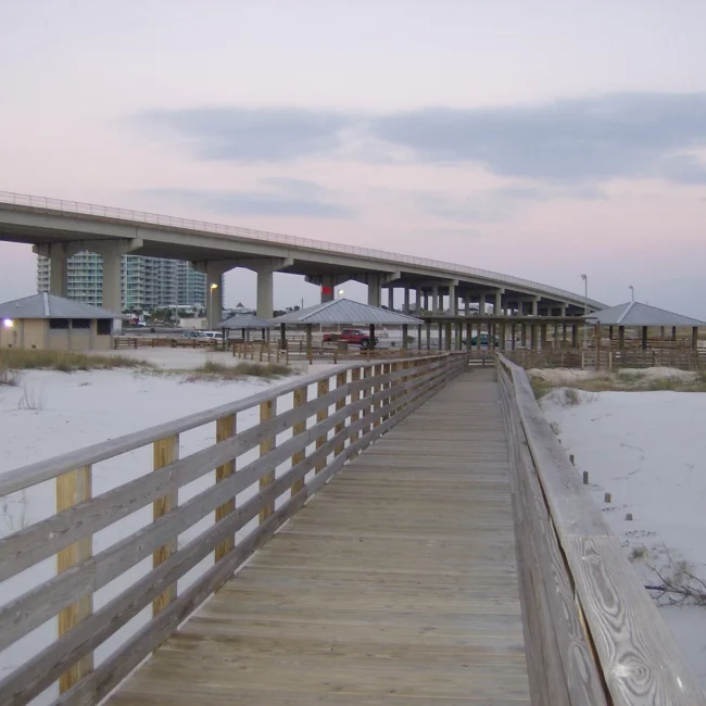 Gulf State Park pier at Florida Point near Perdido Pass