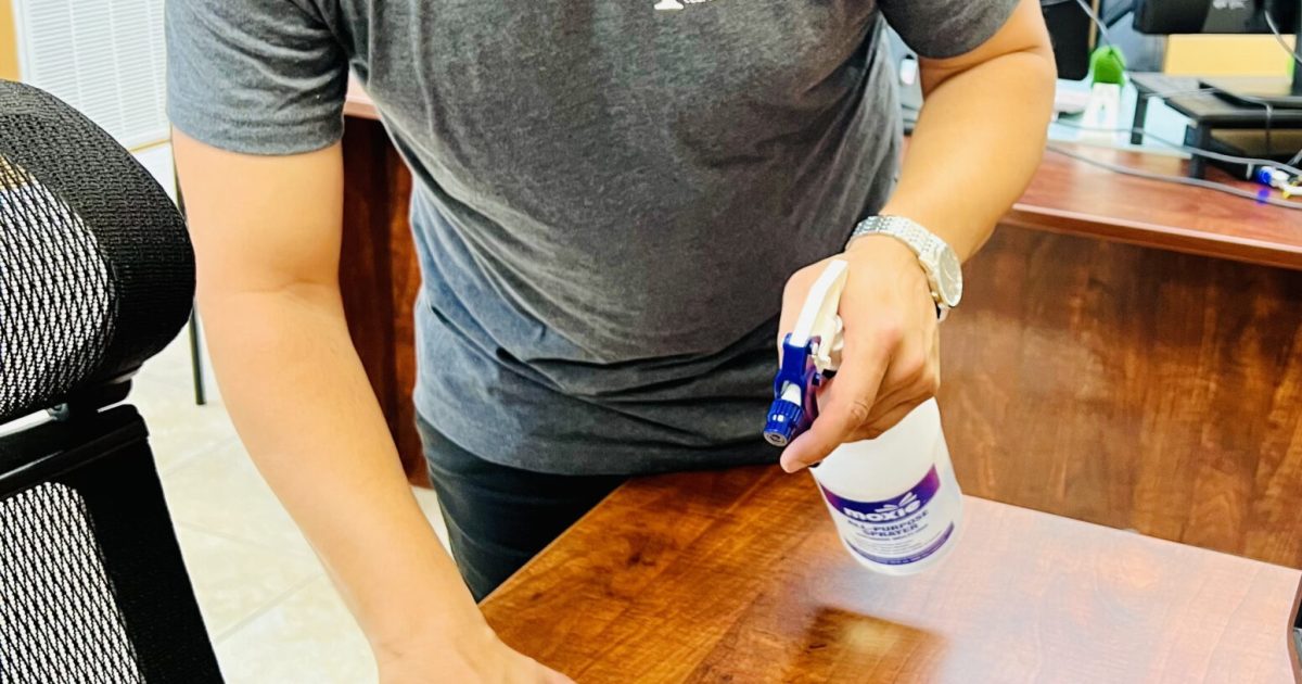 Premier Cleaning & Janitorial staff maintaining cleanliness daily